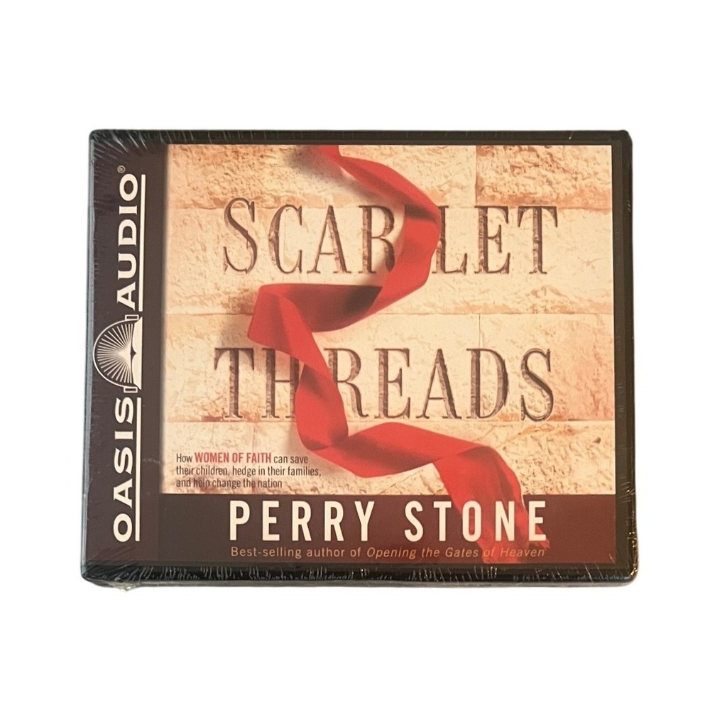 Scarlet Threads Perry Stone Audiobook 7 CD Set Unabridged Oasis Audio New Sealed